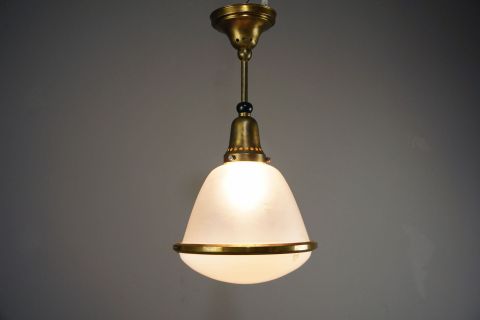 Kandem Glas Deckenleuchte von 1927