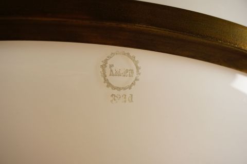 Kandem Glas Deckenleuchte von 1927