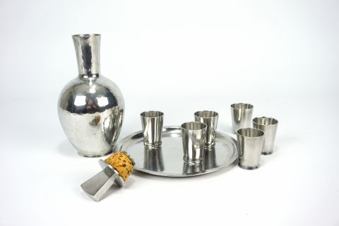 Karl Raichle Likör Set Bauhaus
