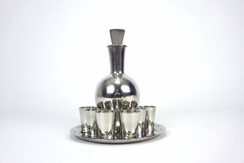 Karl Raichle Likör Set Bauhaus