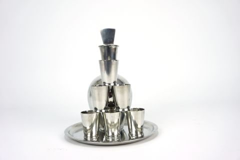 Karl Raichle Liquer Set Bauhaus