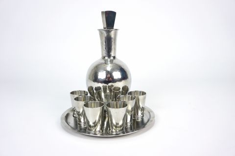 Karl Raichle Likör Set Bauhaus