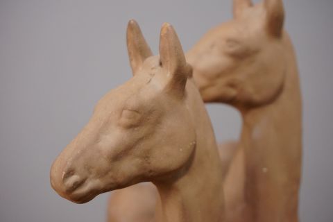 Karlsruhe Majolica 2 Horses