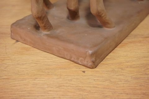 Karlsruhe Majolika 2 Fohlen Pferde