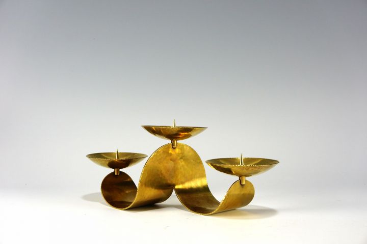 Brass Chandelier - German Modernism