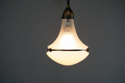 Siemens Luzette Glas Deckenleuchte