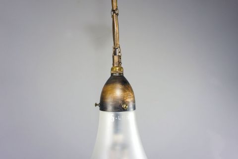 Siemens Luzette Glas Deckenleuchte