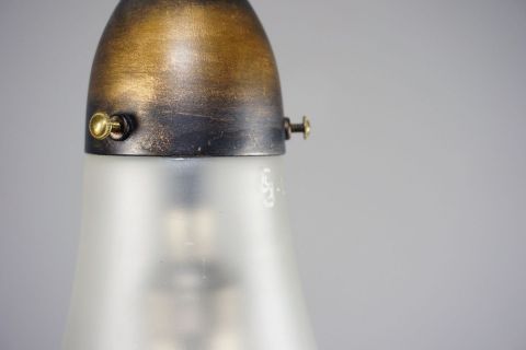 Siemens Luzette Glas Deckenleuchte