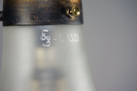 Siemens Luzette Glas Deckenleuchte