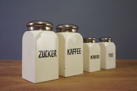 Küchen Dosen Neue Sachlichkeit / Bauhaus