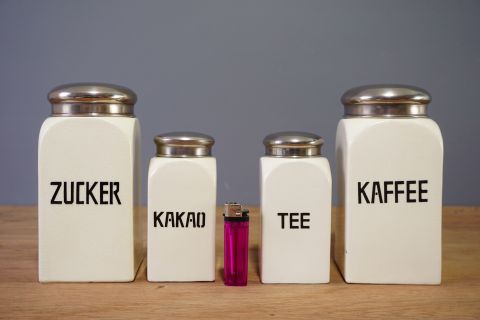 Küchen Dosen Neue Sachlichkeit / Bauhaus