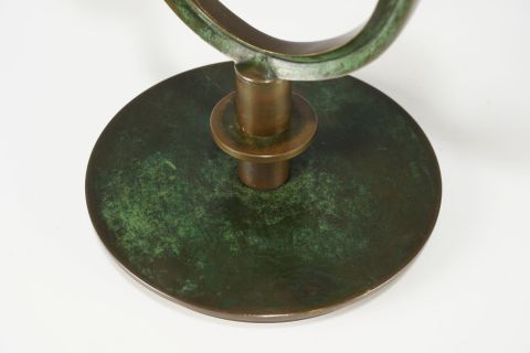Leuchter Bronze Nils Fougstedt Art Deco