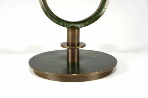 Chandelier Bronze Nils Fougstedt Art Deco