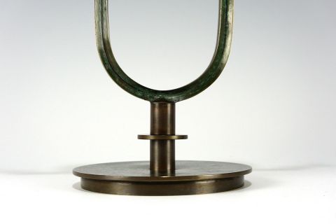 Leuchter Bronze Nils Fougstedt Art Deco