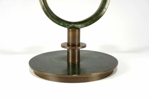 Chandelier Bronze Nils Fougstedt Art Deco