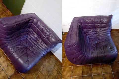 Ligne Roset Togo Sofa Ensemble Leder