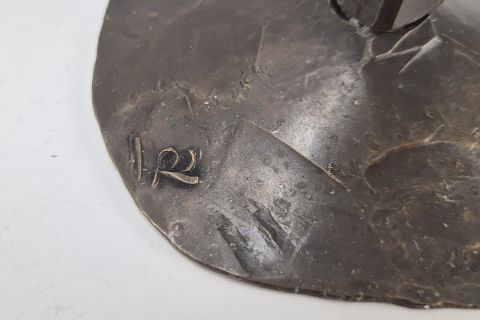 Lothar Klute Bronze candlestick