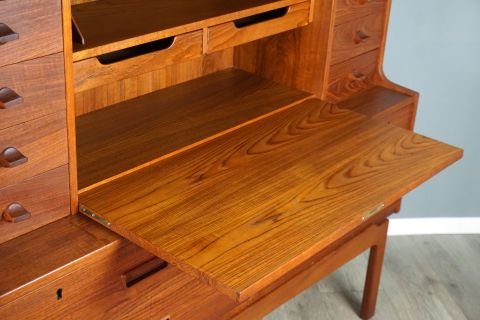 Mid Century Arne Wahl Teak Sekretär