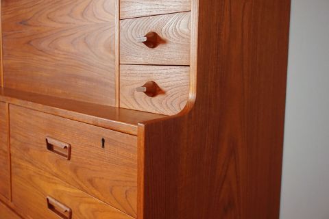 Mid Century Arne Wahl Teak Secretary