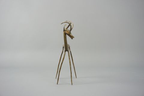 Mid Century Bronce Antilope