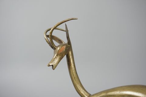 Mid Century Bronce Antilope