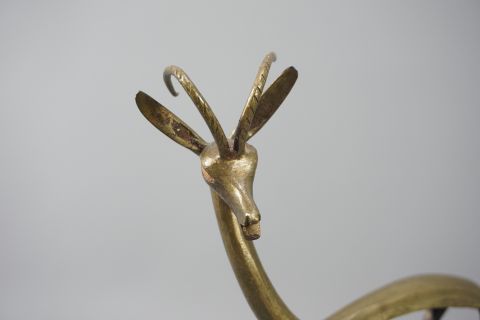 Mid Century Bronce Antilope
