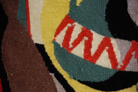 Mid Century Modern Wandteppich