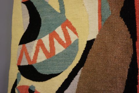 Mid Century Modern Wandteppich