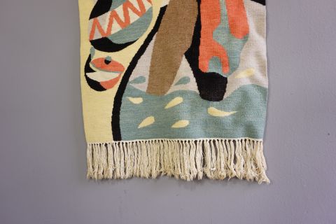 Mid Century Modern Wandteppich
