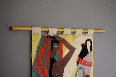 Mid Century Modern Wandteppich