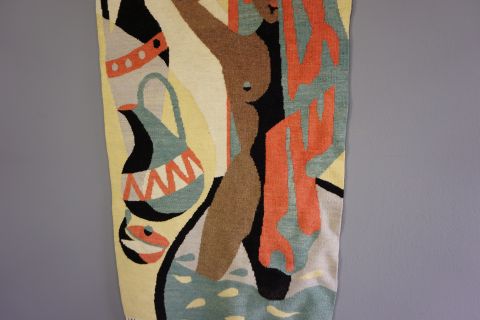 Mid Century Modern Wandteppich