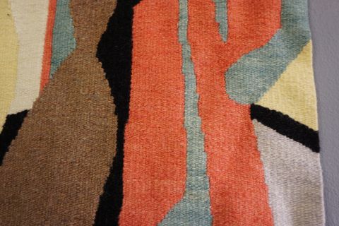 Mid Century Modern Wandteppich