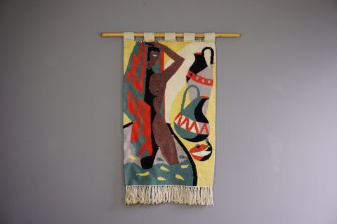 Mid Century Modern Wandteppich