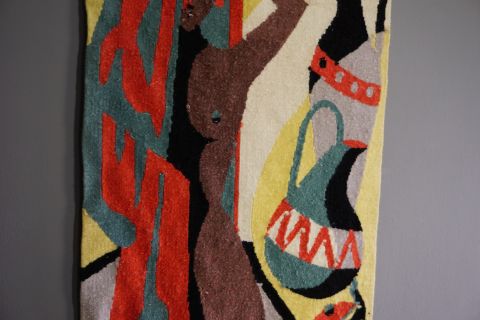 Mid Century Modern Wandteppich