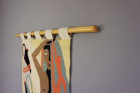 Mid Century Modern Wandteppich