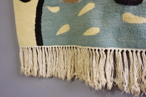 Mid Century Modern Wandteppich