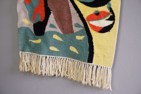 Mid Century Modern Wandteppich