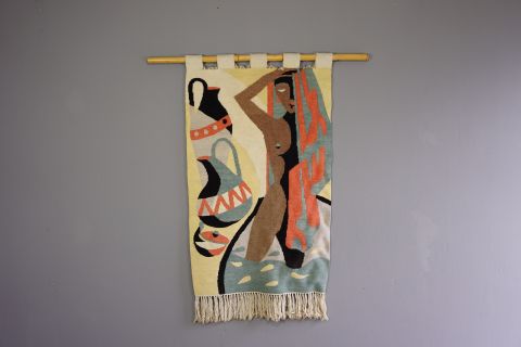 Mid Century Modern Wandteppich