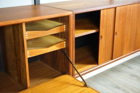 Mid Century Teak Shelf Cado
