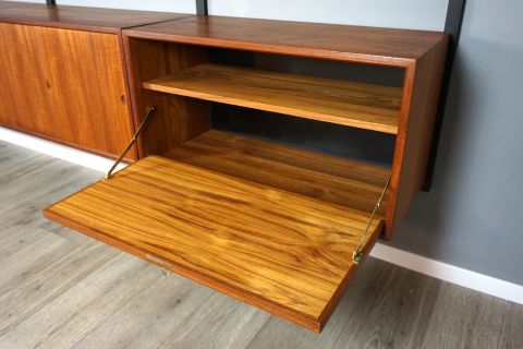 Mid Century Teak Shelf Cado
