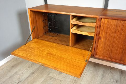 Mid Century Teak Shelf Cado