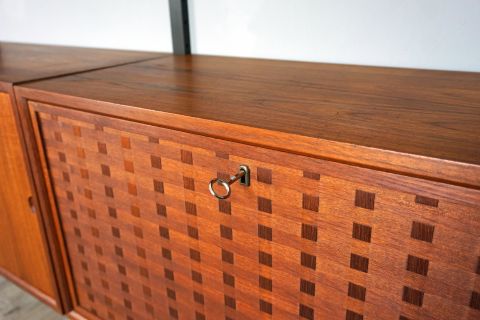 Mid Century Teak Shelf Cado