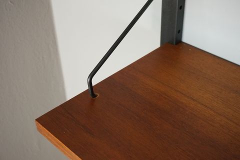 Mid Century Teak Shelf Cado