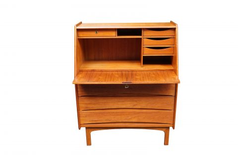 Mid Century Teak Secretary Denmark BPS