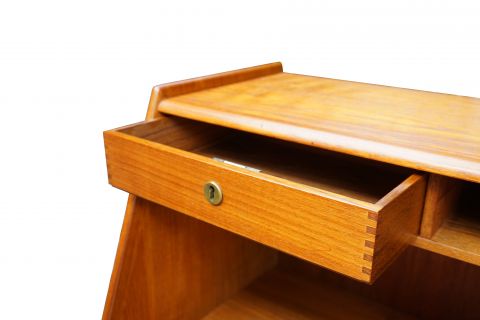 Mid Century Teak Secretary Denmark BPS