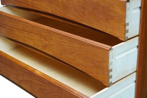 Mid Century Teak Secretary Denmark BPS