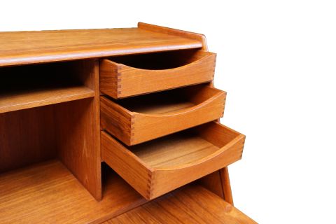 Mid Century Teak Secretary Denmark BPS