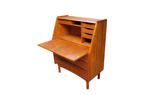 Mid Century Teak Secretary Denmark BPS