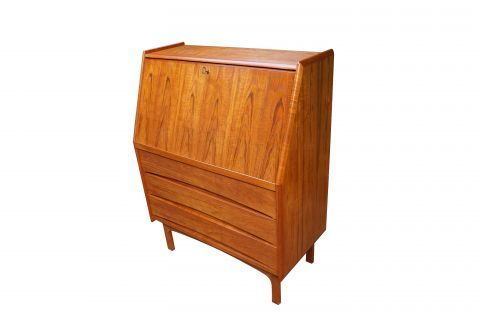 Mid Century Teak Sekretär Dänemark BPS