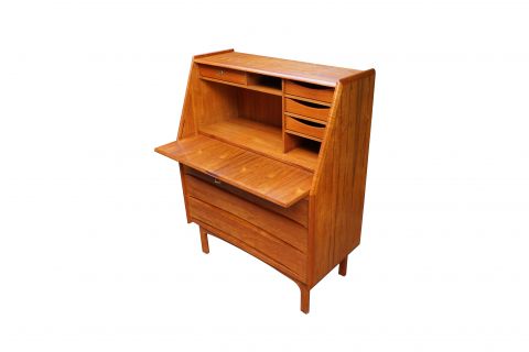 Mid Century Teak Secretary Denmark BPS